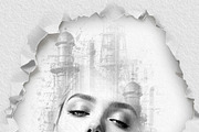 Mixed Art Photo Effect Template, an Action Add-On by Photoshop Action (Thumbnail 3 of 14)
