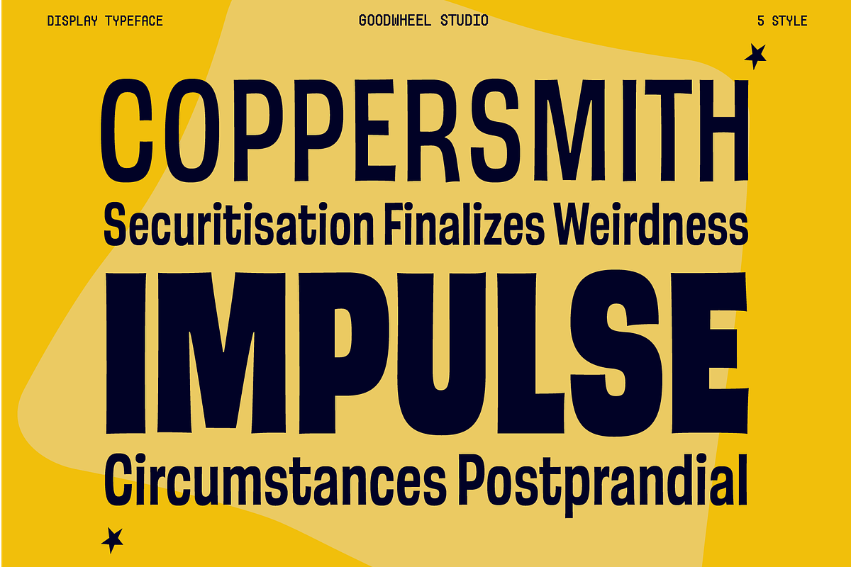GW Swingstar, a Sans Serif Font by Goodwheel Studio (Photo 10 of 13)