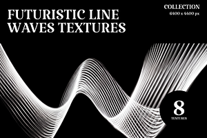 Futuristic Line Waves Textures