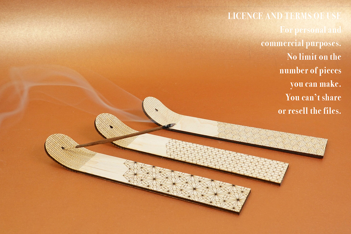 Incense Holder Flat File 4 Laser Cut, an Object Graphic by MaramadeLaser (Photo 4 of 5)