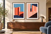 18 Minimalist Building Printable Art, a Background Graphic by C Design Studio (Thumbnail 2 of 11)