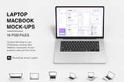 Laptop Macbook Mockup Bundles, a Mac Mockup by Graphic Aesthetic (Thumbnail 1 of 22)