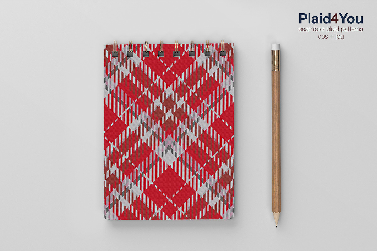 #47 Red Fashion Patterns, a Pattern Graphic by Plaid4You (Photo 7 of 9)