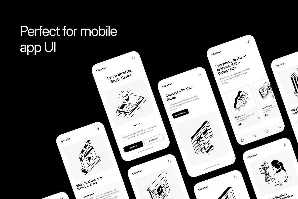 E-Learning Isometric Illustrations, a Technology Illustration by Vectors Market (Photo 5 of 11)