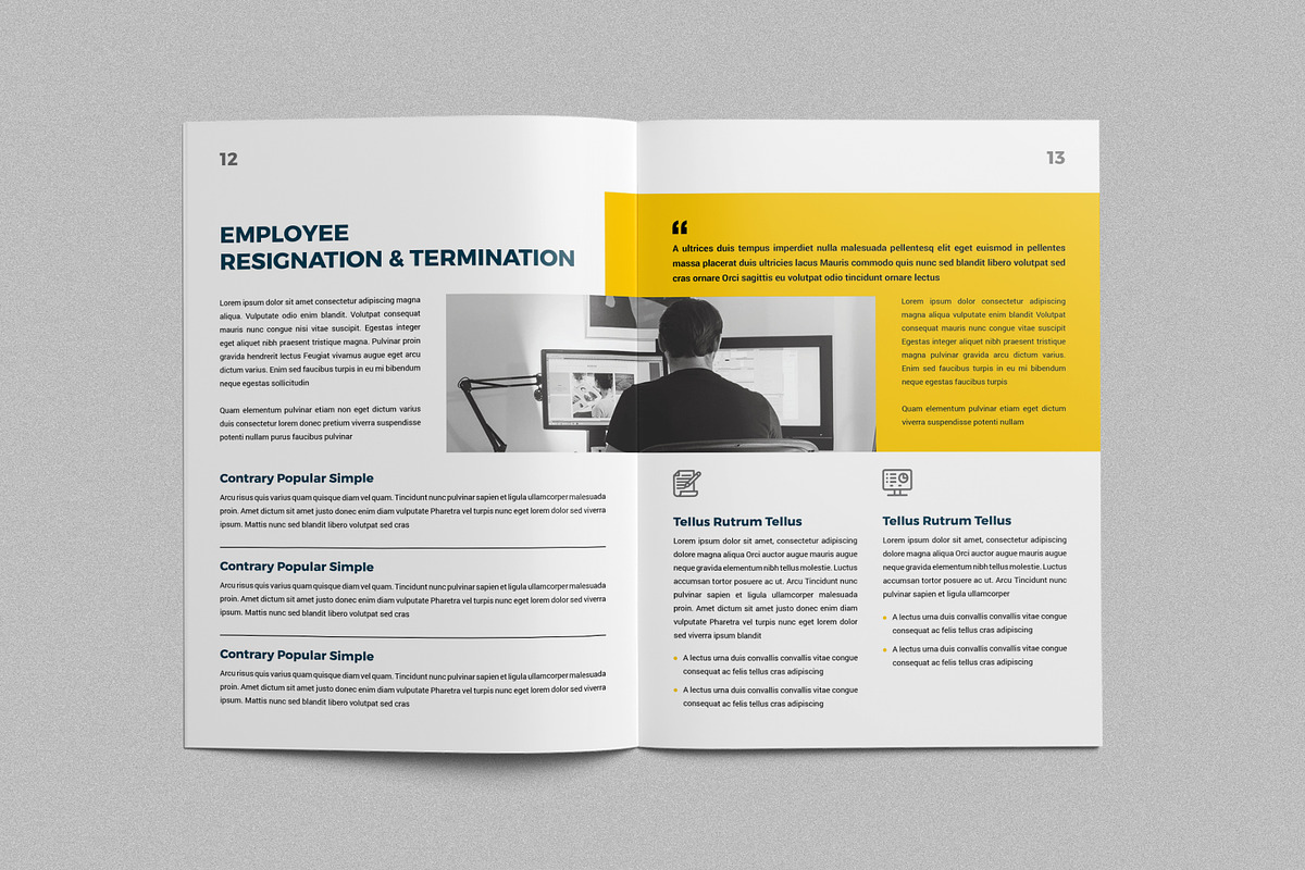 HR / Employee Handbook, a Brochure Template by ArtisticLand (Photo 7 of 11)