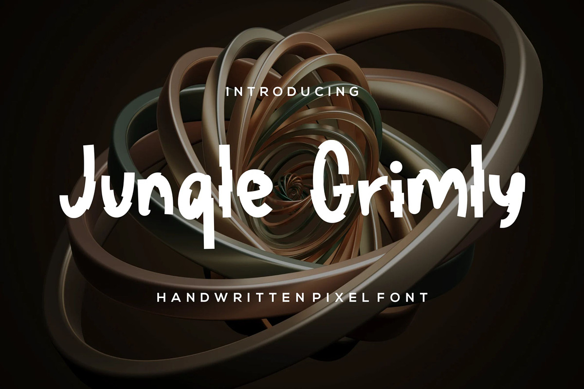 JungleCrimly, a Handwritten Font by Auliacreative (Photo 1 of 4)