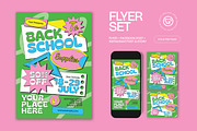 Back To School Supplies Flyer, a Flyer Template by graphicook (Thumbnail 1 of 3)