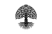 Sacred Tree of Life Vector Bundle, an Illustration by Designs_River (Thumbnail 7 of 51)