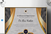 Black Stone Certificate Template, a Stationery Template by TelaTemplates (Thumbnail 2 of 9)