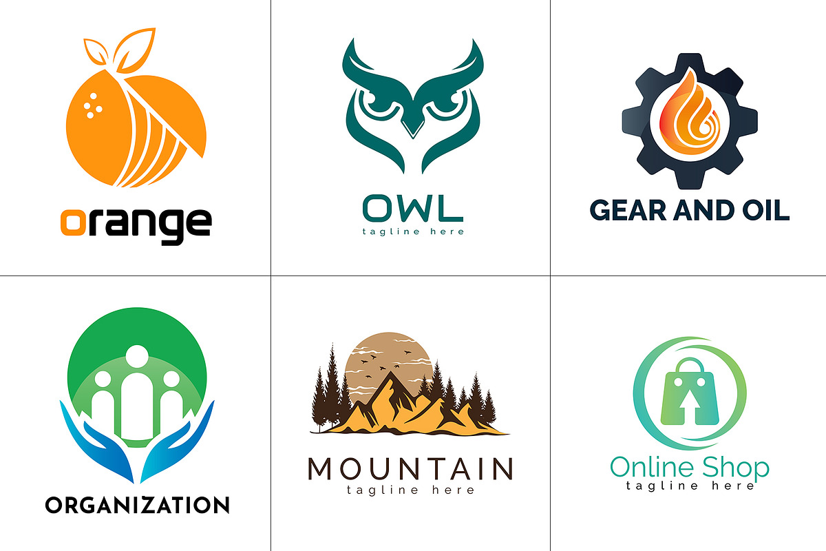 800+ Professional Logos Bundle, a Branding & Logo Template by Design Forest (Photo 14 of 48)