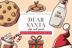 Vintage Christmas Clipart & Vector