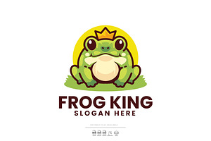 Frog King Logo, a Branding & Logo Template by Ary_ngeblur