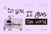 Starry - Dream Pop Display Ink, a Handwritten Font by riff.type (Thumbnail 5 of 10)