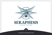 Seraphims - Angel Logo Template, a Branding & Logo Template by LOGOMAGINE (Thumbnail 6 of 16)