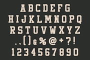 Vintage School, a Slab Serif Font by Fourteen Letter (Thumbnail 6 of 6)