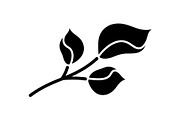 Botanical Leaf Silhouette Bundle, an Illustration by Creativeshirt (Thumbnail 12 of 51)