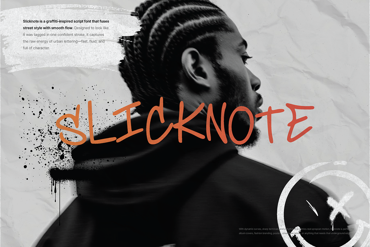 Slicknote Font, a Font by jango1015 (Photo 1 of 3)