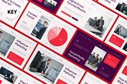 White Red Business Marketing Keynote, a Presentation Template by graphicook (Thumbnail 1 of 4)