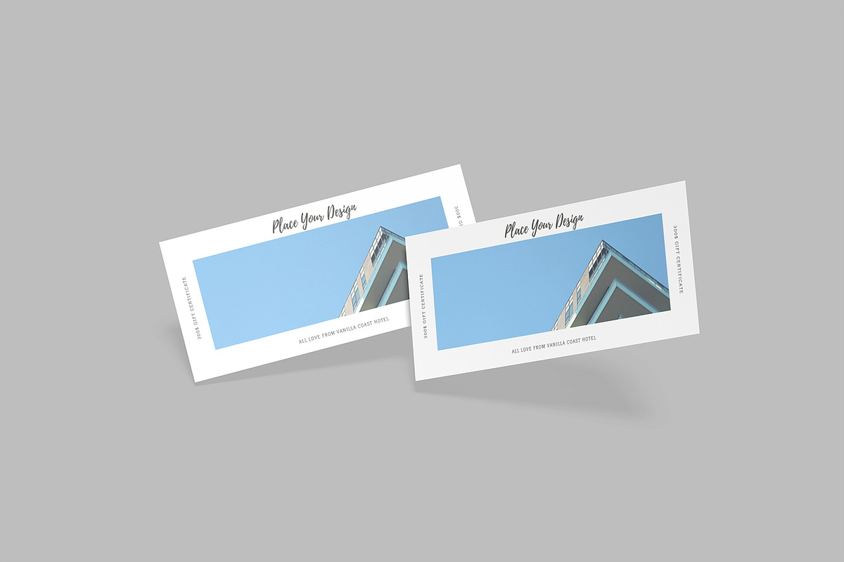Gift Voucher Mockup, a Print Template by rizalamora (Photo 4 of 12)