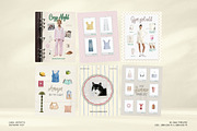 Aesthetic Digital Diary Canva Kit, a Social Media Template by Pani Temp. (Thumbnail 1 of 16)