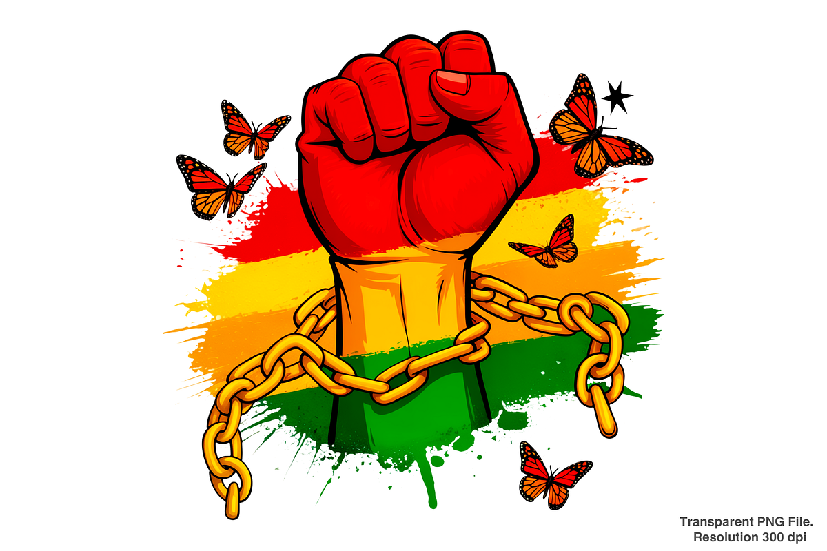 Juneteenth Trendy PNG Bundle, a Graphic by Black Gallery (Photo 12 of 21)