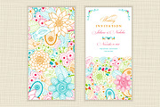 Set of Invitation and patterns, a Card Template by NataLito (Thumbnail 4 of 7)
