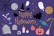 Ghostly Greetings: Halloween Pack, a Seasonal Illustration by selintahtakilic (Thumbnail 1 of 9)