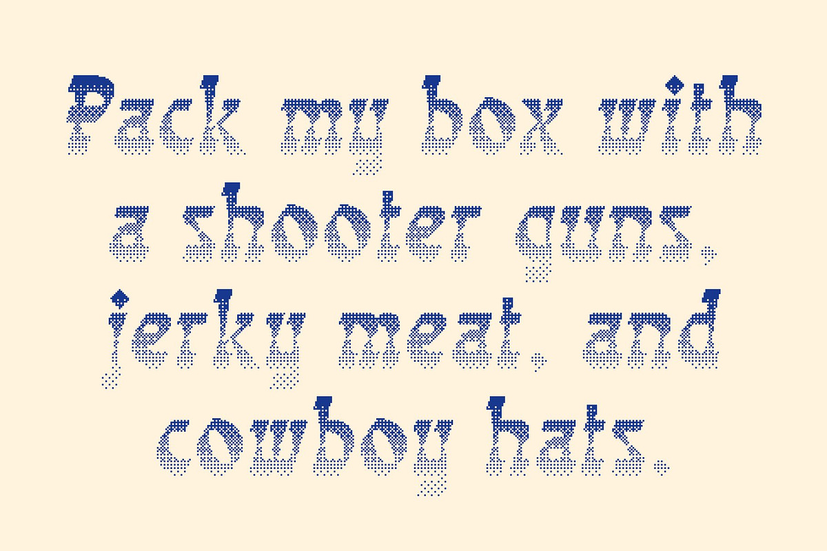 CS Desmon Halfpixel, a Serif Font by Craft Supply Co. (Photo 6 of 8)