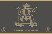 AE Monogram EA Monogram, an Illustration by Shuler Studio (Thumbnail 1 of 7)