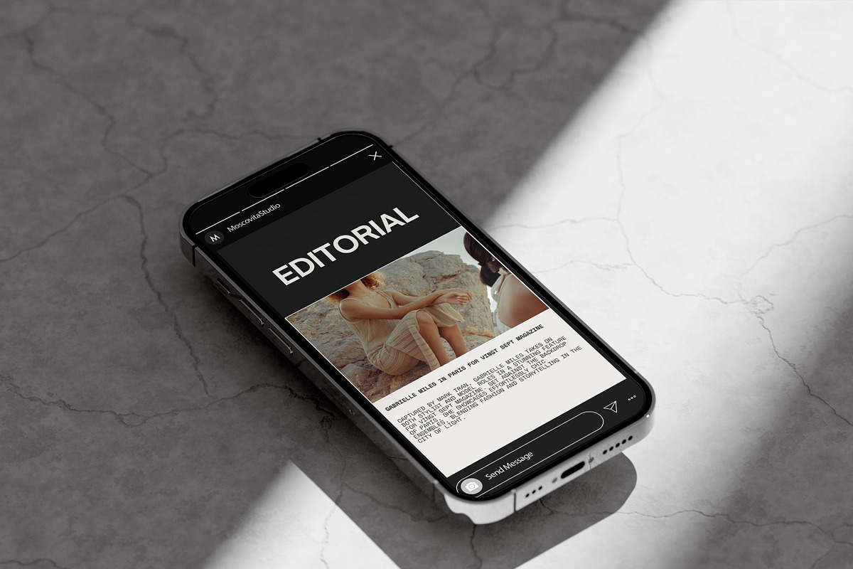 Editorial Instagram Story Templates, a Social Media Template by Moscovita Studio (Photo 10 of 10)
