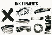 Grunge Ink textures background, a Texture Graphic by Yuliya Derbisheva (Thumbnail 11 of 12)