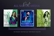 Music Night Party Social Media Set, a Social Media Template by Creative_View (Thumbnail 6 of 8)