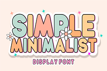 Simple Minimalist - Groovy Font