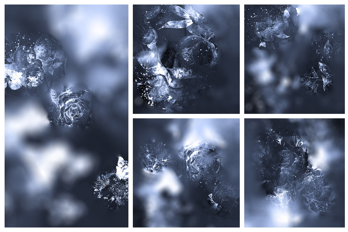 Watercolor Floral Backgrounds, a Texture Graphic by sibel dayı (Photo 11 of 16)