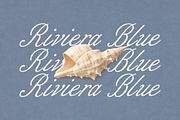 Riviera Blue - Font Trio, a Script Font by Davide Bassu (Thumbnail 5 of 11)