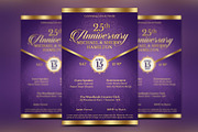 Wedding Anniversary Gala Flyer, an Invitation Template by Godserv Designs (Thumbnail 2 of 5)