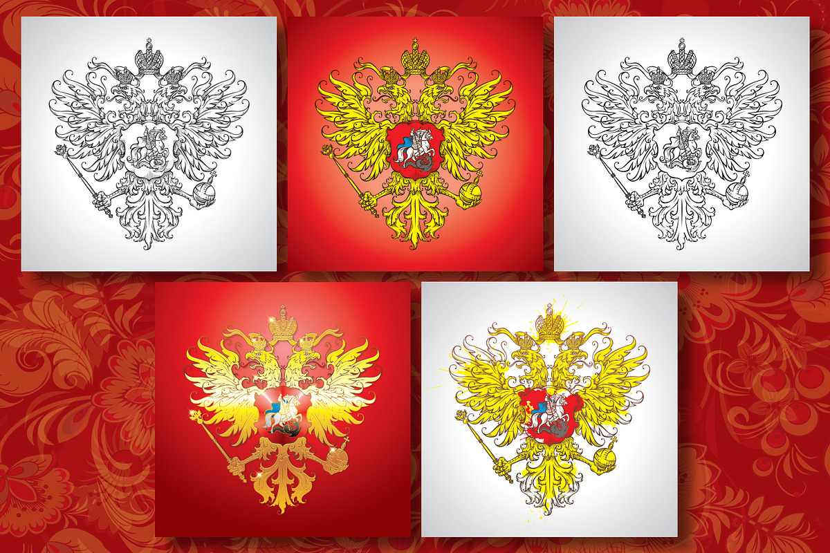 Russian Coat of Arms, a Background Graphic by inshader (Photo 5 of 5)