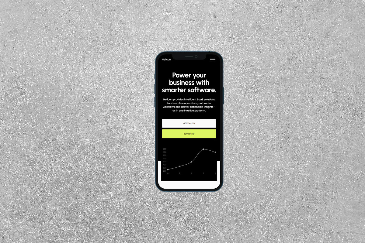 Helicon SaaS - Squarespace Template, a Squarespace Template by Gem Media (Photo 3 of 5)