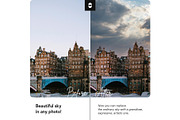 Dramatic Sky Replacement Pack, a Preset Add-On by Pix Cafe (Thumbnail 2 of 7)