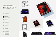 Tablet Device Mockup Collection, an iPad Mockup by graphypix (Thumbnail 3 of 14)
