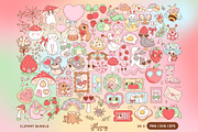 Love in Bloom - Valentine Cliparts, an Animal Illustration by Huxmay (Thumbnail 2 of 7)