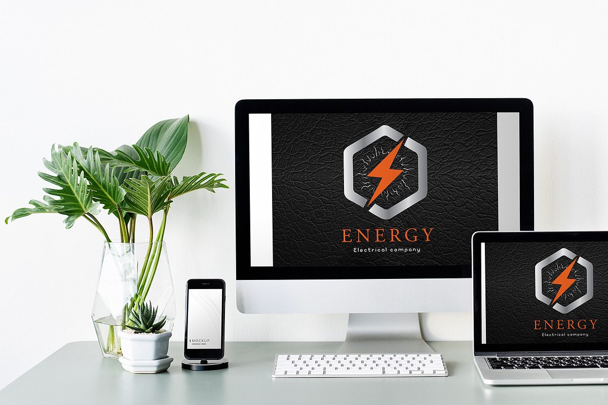 Electrical Company Logo Design, a Branding & Logo Template by YUDesignStore (Photo 4 of 6)