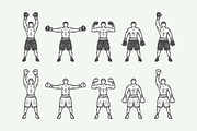 Vintage Boxing Bundle, a Branding & Logo Template by AkimD (Thumbnail 7 of 8)