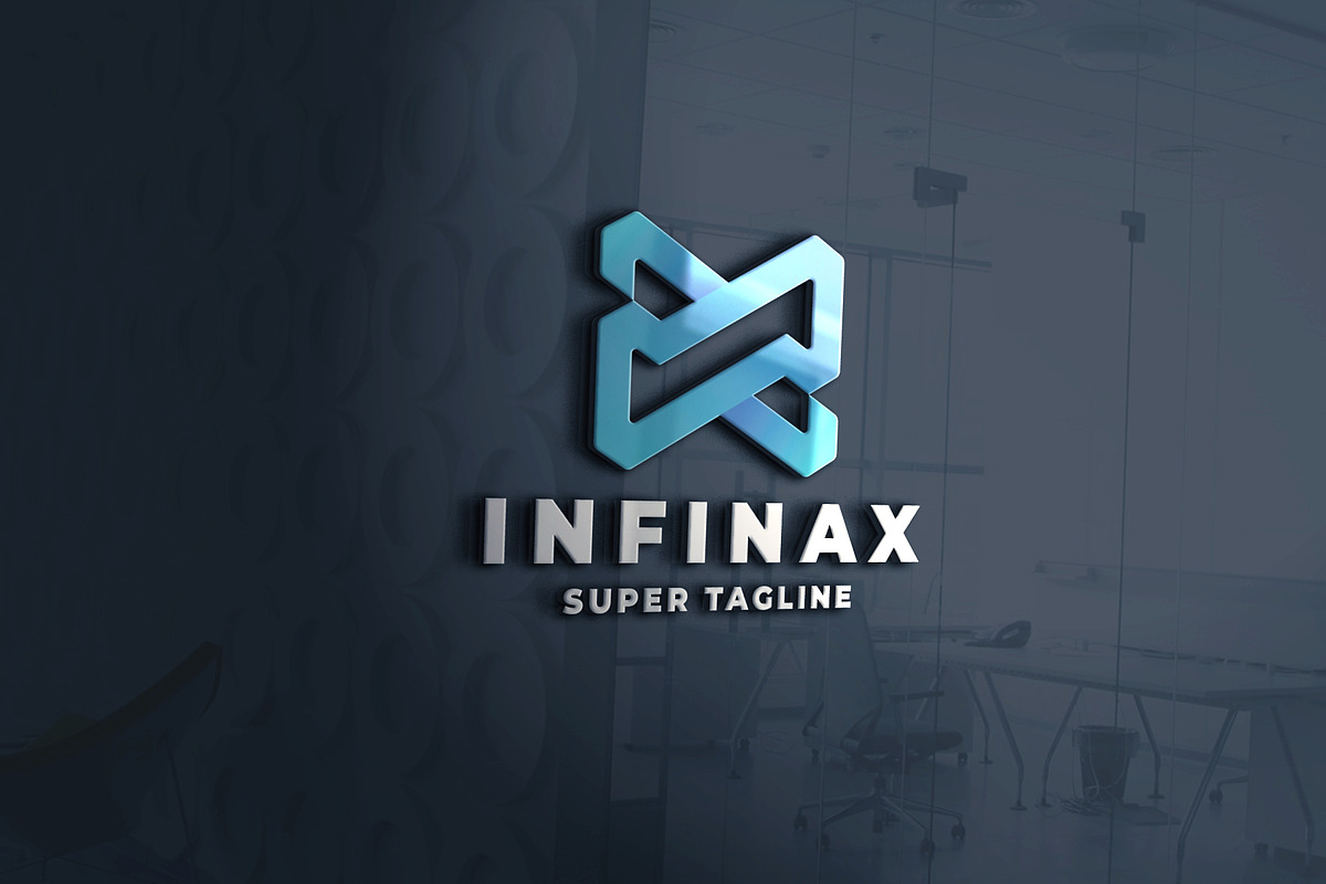 Infinax Abstract Loop Logo, a Branding & Logo Template by Design_Planet (Photo 2 of 2)