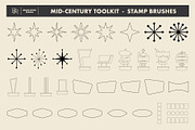 Mid-Century Retro Toolkit Procreate, a Brush Add-On by Brian Ritter Design (Thumbnail 8 of 11)