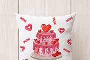 Watercolor Valentine Day Clipart PNG, a Seasonal Illustration by PatternPalette (Thumbnail 6 of 7)