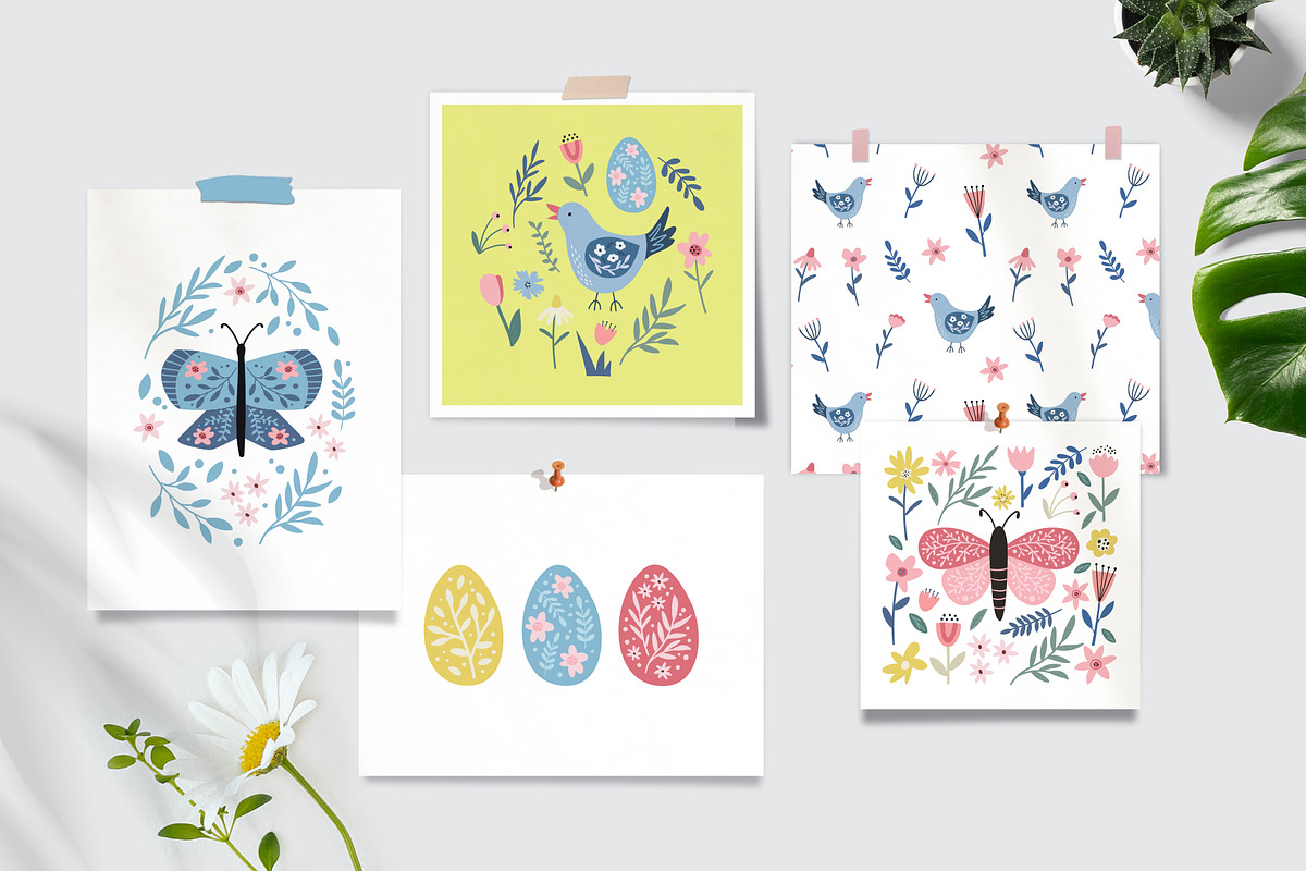 Spring Clipart, a Seasonal Illustration by Nadezhda Mikhailova (Photo 4 of 11)