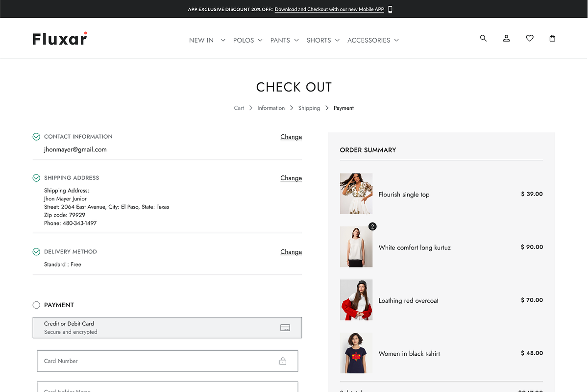 Fluxar - eCommerce Figma Template, an UI Kit Template by ReformedTech (Photo 19 of 23)