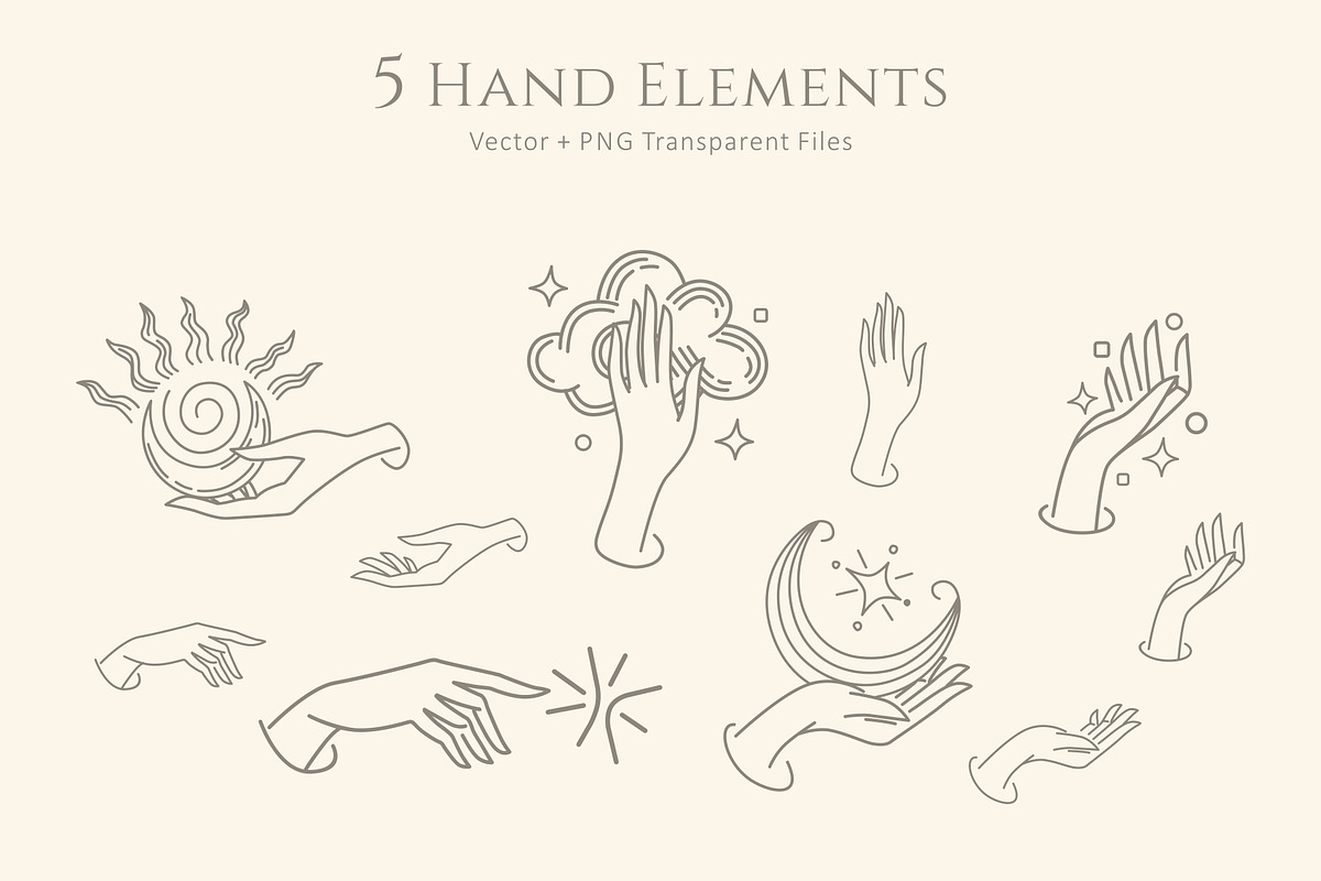 Magic Celestial Logo Collection, a Templates & Theme by Metrolinevision (Photo 7 of 9)