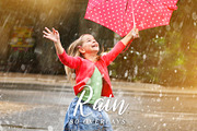 Realistic Rain Overlays, an Object Graphic by DreamyOverlay (Thumbnail 1 of 7)